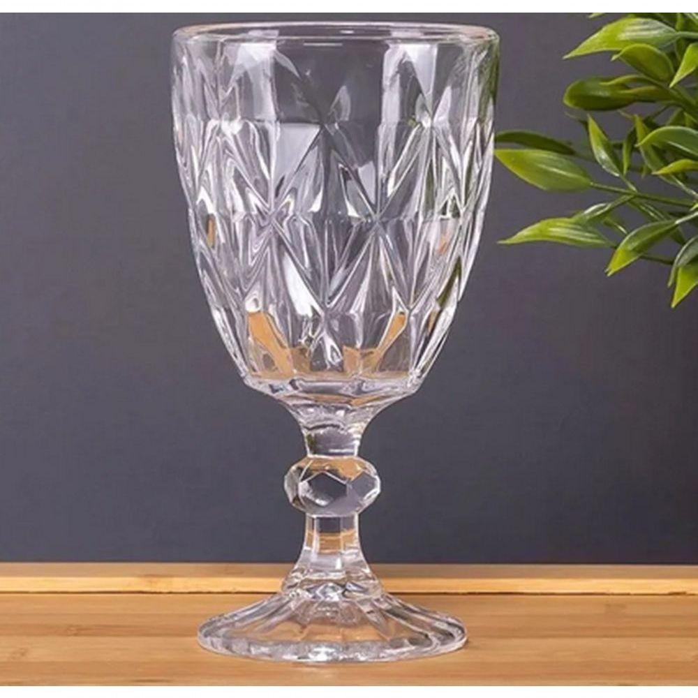 Jogo 6 Taças Vidro Cristal 235ml - 4