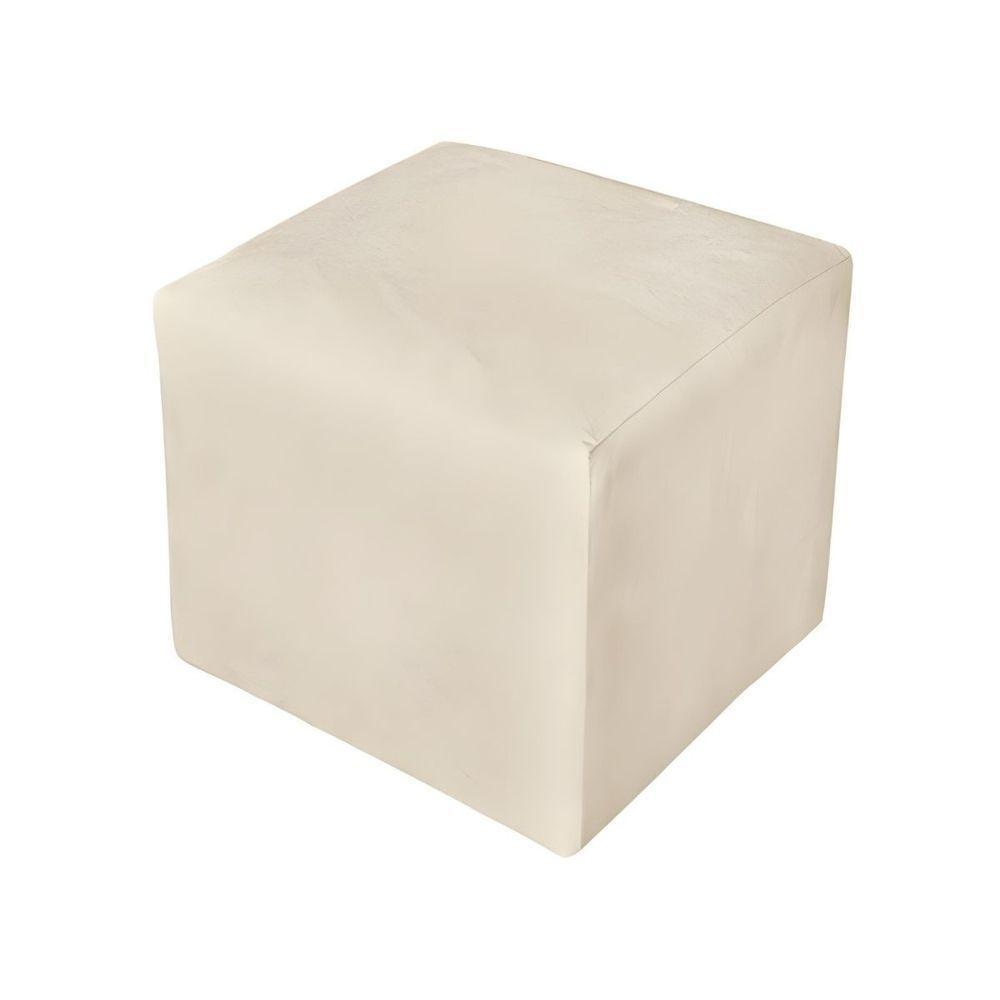 Poltrona Amamentação Cadeira Reforçada Balanço Puff Suede Cor:bege - 6