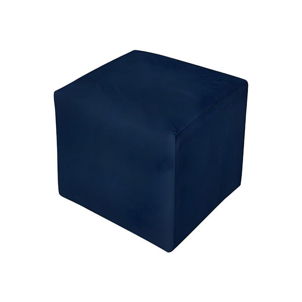 Poltrona Amamentação Cadeira Reforçada Balanço Puff Suede Cor:azul Marinho - 6