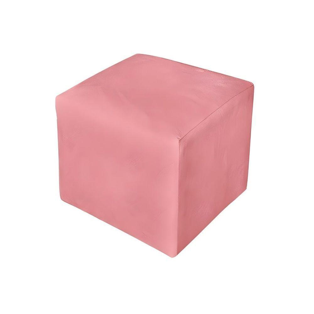 Poltrona Amamentação Balanço Confortável Puff Pétala Suede Cor:rosê - 6