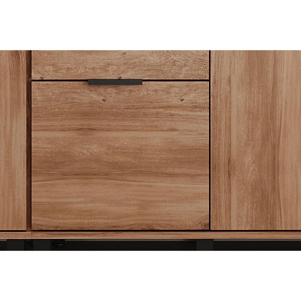 Balcão de Cozinha Alpha 2506 3 Portas e 2 Gavetas c/ Tampo 120cm Freijo/Off White - Carraro - 4