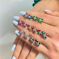 Brincos Em Prata 925 Com Pedras Naturais E Marcassita Central - 2