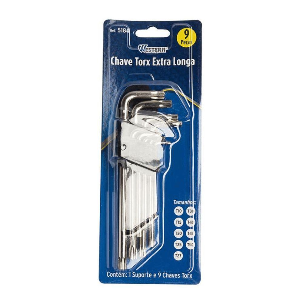 Jogo De Chaves Torx Longa C/ 9 Pecas - 2