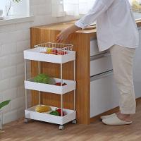 Prateleira Multiuso 3 Andares Com Rodinhas Organize Com Facilidade Cinza - 7