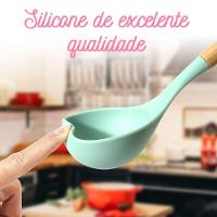 Conjunto De Utensílios De Cozinha De Silicone 8 Peças Rosa - 5