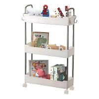 Prateleira Multiuso 3 Andares Com Rodinhas Organize Com Facilidade Branca - 8