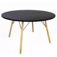 Mesa Jantar Redonda Eames Eiffel 120 Cm Com 4 Cadeiras Eames Eiffel - Preta - 2