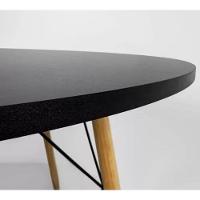Mesa Jantar Redonda Eames Eiffel 120 Cm Com 4 Cadeiras Eames Eiffel - Preta - 6