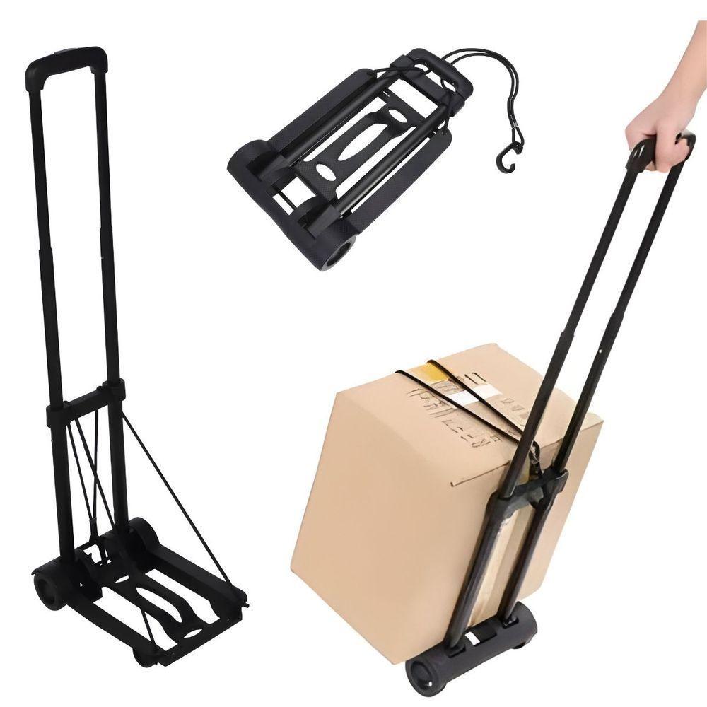 Carrinho De Carga Dobrável 2 Rodas Prático E Resistente - 1