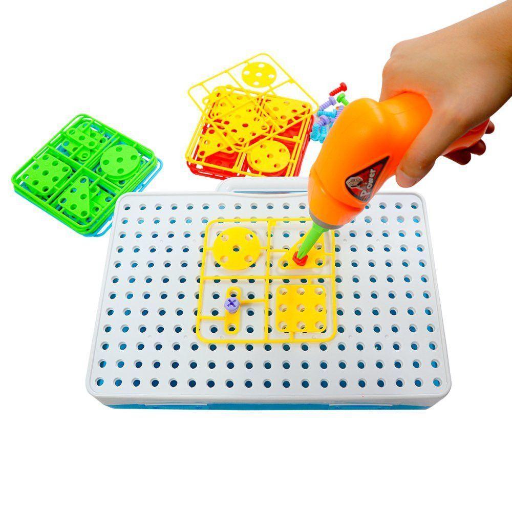 Kit Ferramenta Infantil Com Parafusadeira 106 Peças - 2