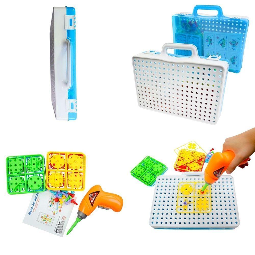 Kit Ferramenta Infantil Com Parafusadeira 106 Peças - 9