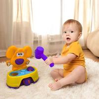 Brinquedo Bate Dog Com Martelo E 2 Bolinhas Coordenação Divertida - 7