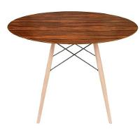 Mesa De Jantar Redonda Eames Eiffel 90 Cm - Pau Ferro - 1