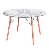 Mesa De Jantar Redonda Eames Eiffel 120cm - Estilo Granito - 1