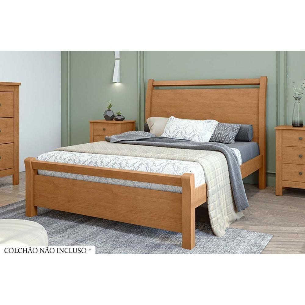 Cama de Casal Reali Amendoa Clean - Lopas - 8