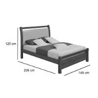 Cama de Casal Reali Amendoa Clean - Lopas - 6