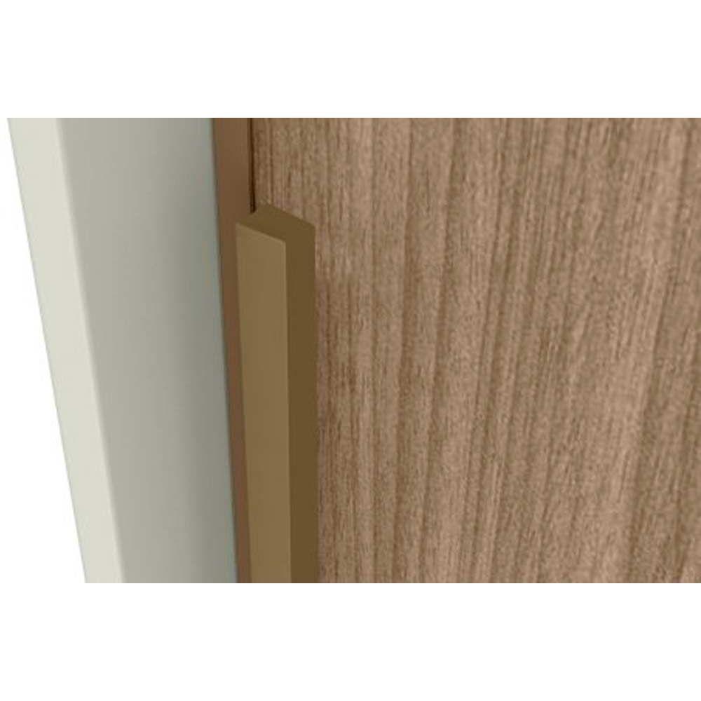 Modulado de Quarto Seletto 6 Peças (1 Ponte + 1 Closet + 2 G Roupas + 2 Complementos) QMH06 Areia - Henn - 6