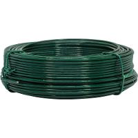Kit C/ 5 Arame P/ Tela Revestido Pvc 1kg Verde Bwg14 2,11mm - 3