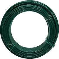 Kit C/ 25 Arame P/ Tela Revestido Pvc 1kg Verde Bwg14 2,11mm - 2