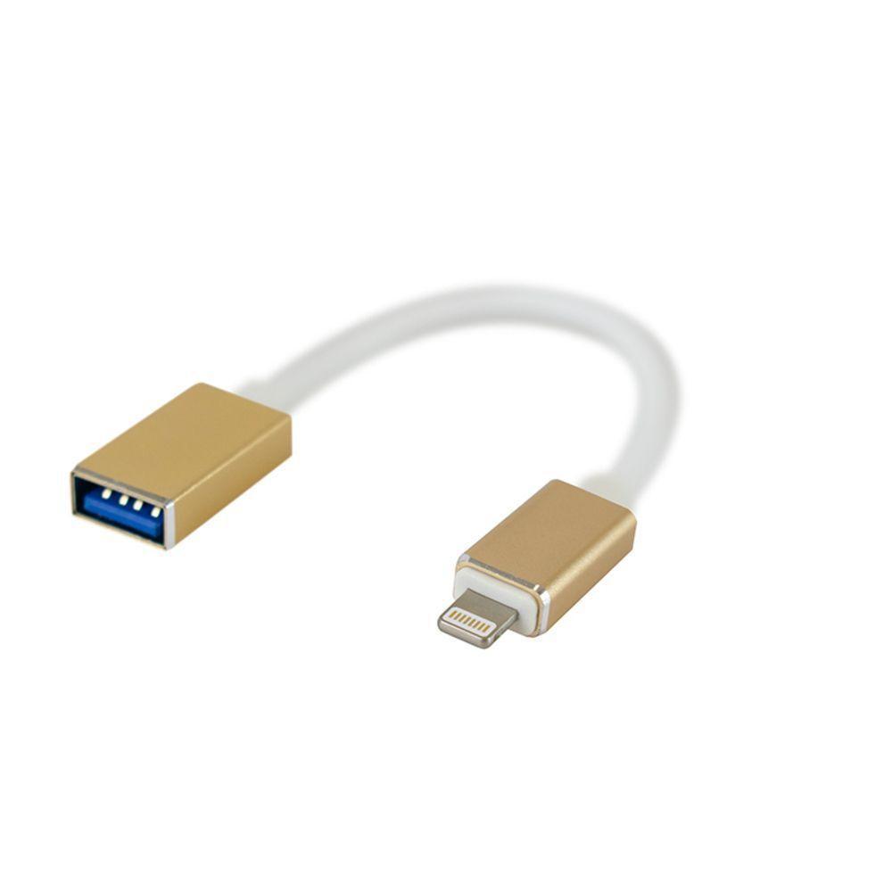 Cabo Otg Evus C-078 Lightning X Usb 2.0 15cm - 3