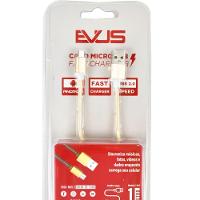 Cabo Usb Evus C-054 Fast Charge Micro Usb Gold 1,0m - 2