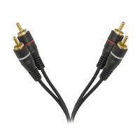Cabo De Audio Evus Standard C-018 Gold 2rca+2rca Macho 3metros - 2