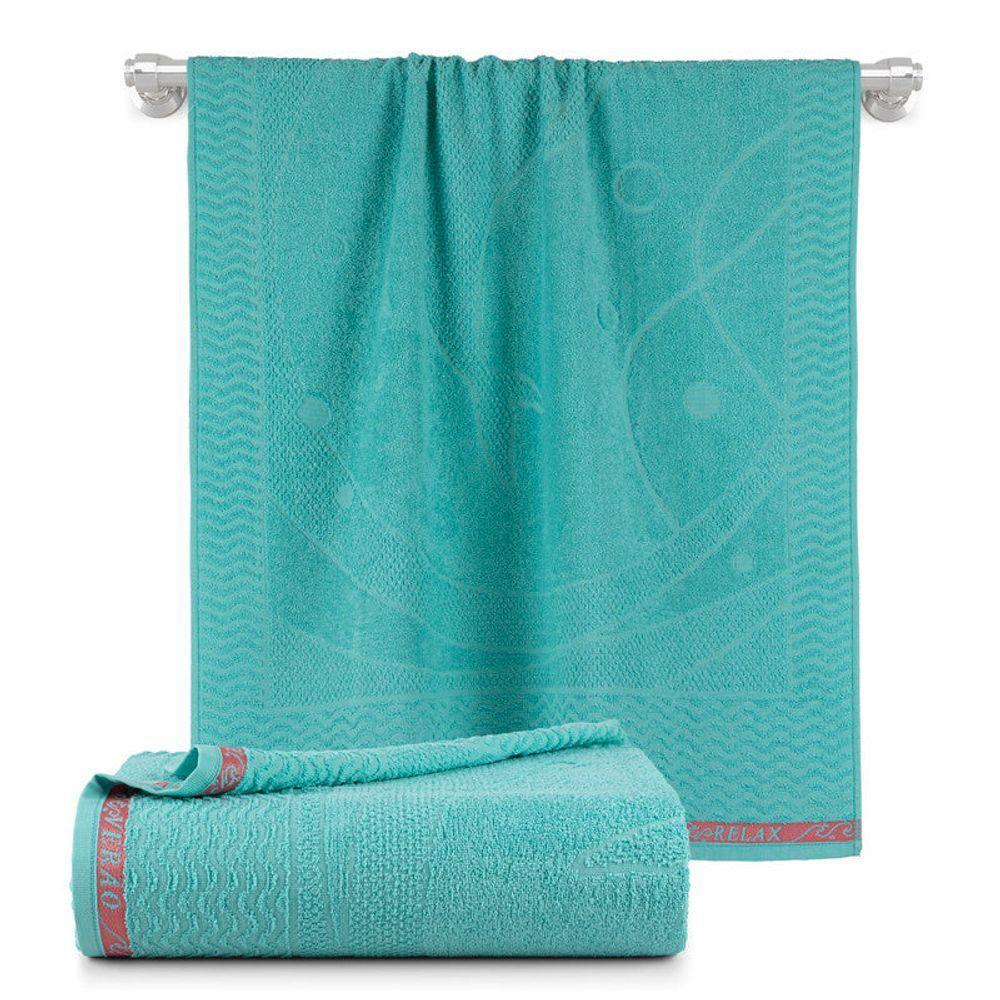Jogo De 02 Toalhas De Banho Beach Azul - 1