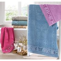 Jogo De Toalhas 01 Banho E 01 Rosto Cindy Rosa - 3