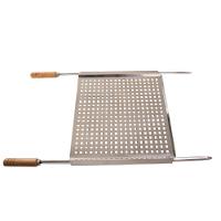 Grelha Para Churrasco Multiuso Desmontável Aço Inoxidável Kort 45x45cm - 2