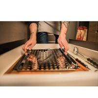 Grelha Para Churrasco Multiuso Desmontável Aço Inoxidável Kort 45x45cm - 3