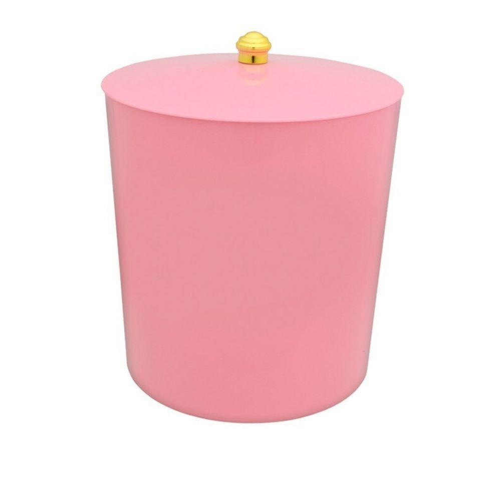 Lixeira Com Tampa Para Banheiro Cozinha 5litros Haus Rosa - 1