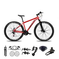 Bicicleta Aro 29 Absolute Nero 5 Freio Hidráulico K7 27v Garfo Com Trava - Vermelho Tam.17 - 1