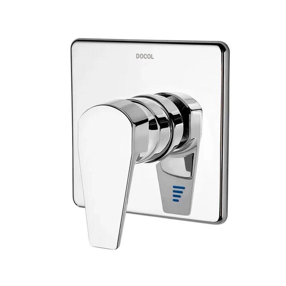 Acabamento Monocomando Para Chuveiro Docol Lift 3/4 Alta Vazão Chrome - 1