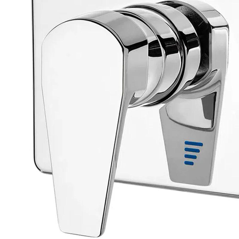 Acabamento Monocomando Para Chuveiro E Ducha Higiênica Docol Lift 1/2 Chrome - 2