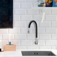 Torneira Lorenflex Com Bica Flexível De Parede Lorenzetti Preto - 2