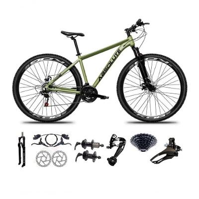 Bicicleta Aro 29 Absolute Nero 5 Freio Hidráulico K7 27v Garfo Com Trava - Oliva Tam.19