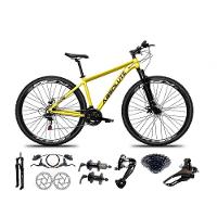 Bicicleta Aro 29 Absolute Nero 5 Freio Hidráulico K7 27v Garfo Com Trava - Amarelo Tam.15 - 1