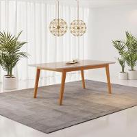 Conjunto Mesa De Jantar Elegance Off White 1,80 M Com 6 Cadeiras Diamante - 2
