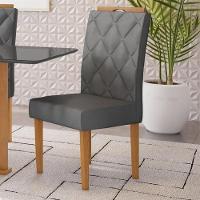 Conjunto Mesa De Jantar Elegance Off White 1,20 M Com 4 Cadeiras Diamante - 7