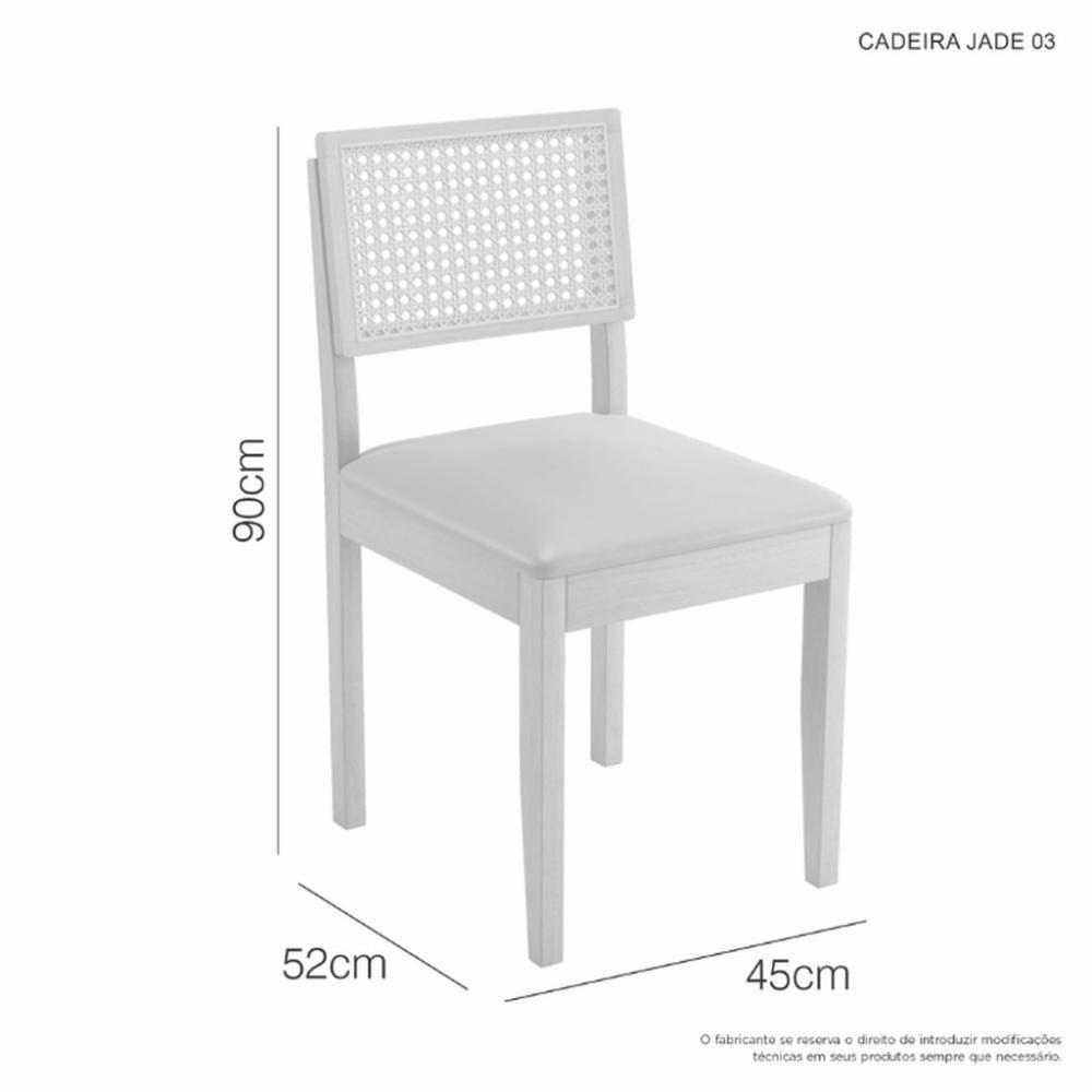 Conjunto Mesa Simpatia Redonda Laminado Com 4 Cadeiras Jade 03 Veludo Bege - 4