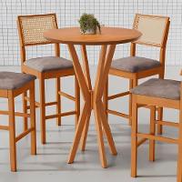 Mesa Bistrô Simpatia Redonda Jcm Em Madeira Maciça - 2