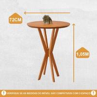 Mesa Bistrô Simpatia Redonda Jcm Em Madeira Maciça - 3