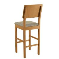 Conjunto 3 Banquetas Jade 01 Madeira Maciça Jcm Veludo Cinza - 2