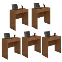 Kit 5 Escrivaninha Andorinha Jcm Movelaria Cinamono - 1