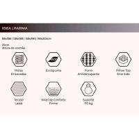 Conjunto Box Baú Solteiro: Colchão Espuma Herval Molas Ensacadas Parma + Base CRC Suede Gray (88x188) - 5