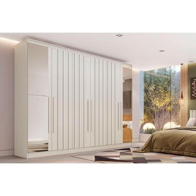 Guarda Roupa Casal Oxford 6 Portas de Bater 6 Gavetas Off White Europa