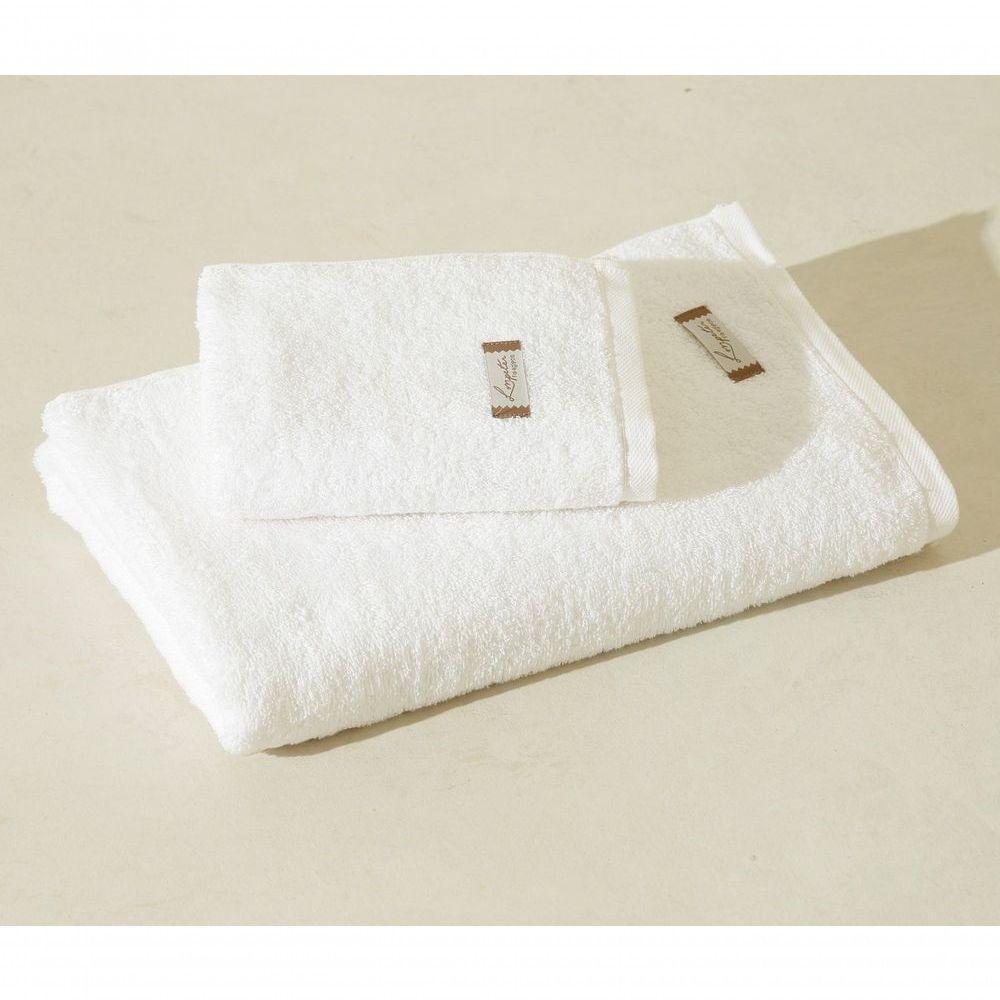 Jogo De Toalha Banhão Quefren 100% Algodão Egípcio 2 Peças Gramatura 470 Branca - 1