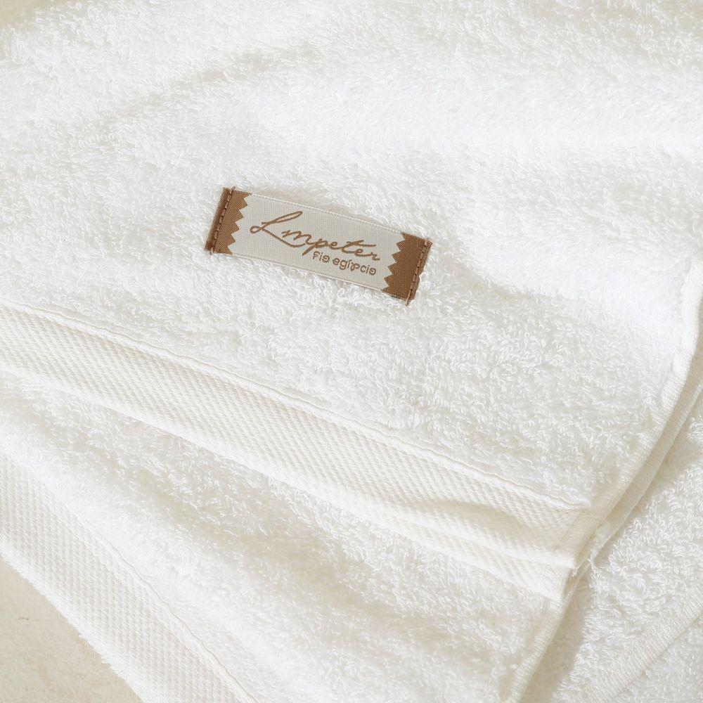 Toalha De Banho Quefren 75x150cm 100% Algodão Egípcio Appel Branca - 3