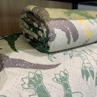 Kit Cobre Leito Infantil Com Porta Travesseiro Appel Dinossauro - Solteiro - 3