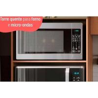 Paneleiro de Cozinha Divina Torre Quente 2 Fornos c/ 4 Portas 70cm Freijo/Off White - MGM - 2
